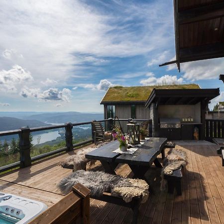 Norefjell - Storhytte Med Jacuzzi Og Fantastisk Beliggenhet Noresund Ngoại thất bức ảnh
