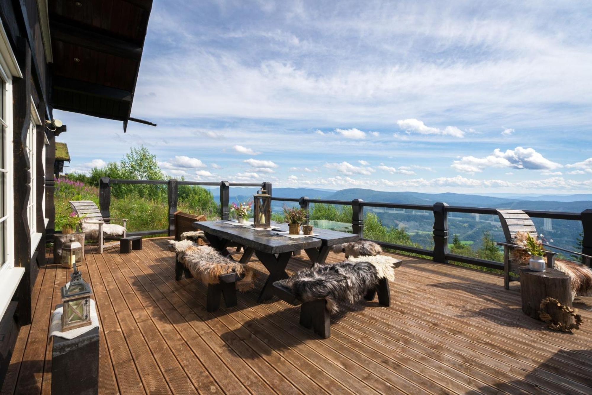 Norefjell - Storhytte Med Jacuzzi Og Fantastisk Beliggenhet Noresund Ngoại thất bức ảnh